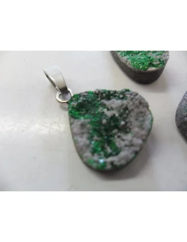 Grenat Uvarovite, grenat verte pendentif