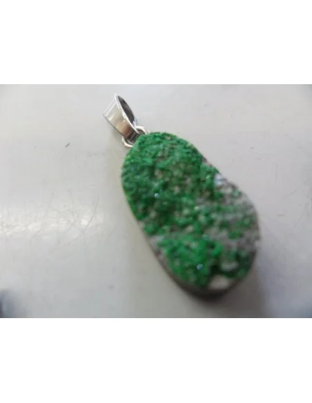 Grenat Uvarovite, grenat verte pendentif