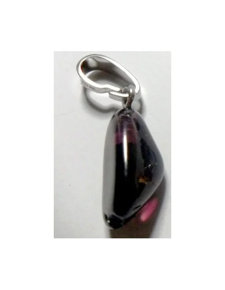 Grenat almandin pendentif argent