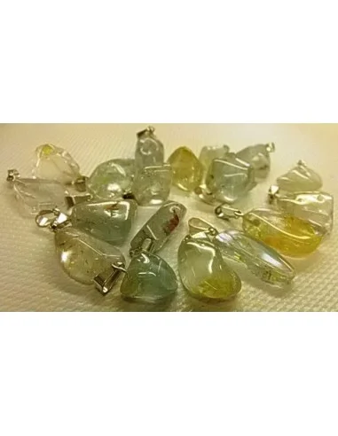 Topaze bicouleur pendentif