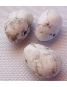 Howlite percé