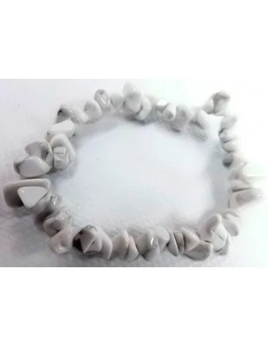Howlite bracelet boules 8mm