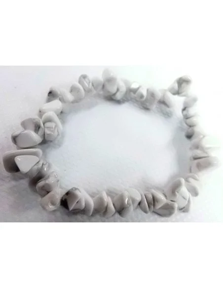 Howlite bracelet boules 8mm