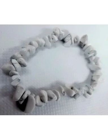 Howlite bracelet boules 8mm