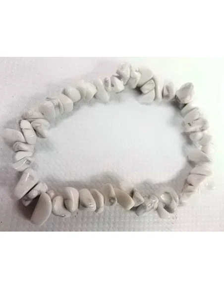 Howlite bracelet boules 8mm