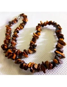 Oeil de tigre collier baroque
