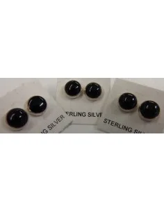Boucles d'oreilles pouce onyx 2