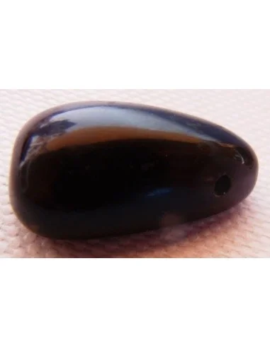 Onyx noire pendentif