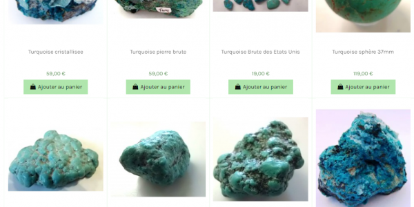 Turquoise, pierre céleste, sky stone.