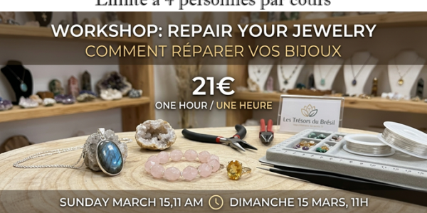 Cours répartion des bijoux Dimanche