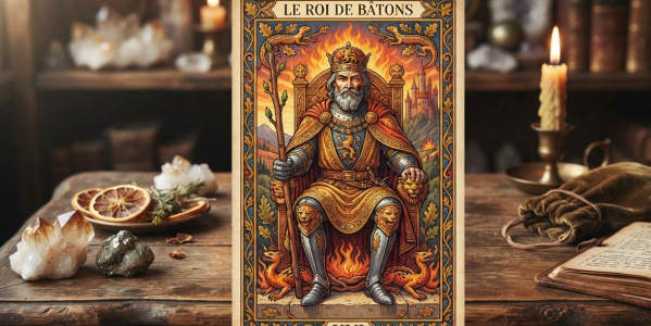 Tarot de Marseille Le Rois de Batons