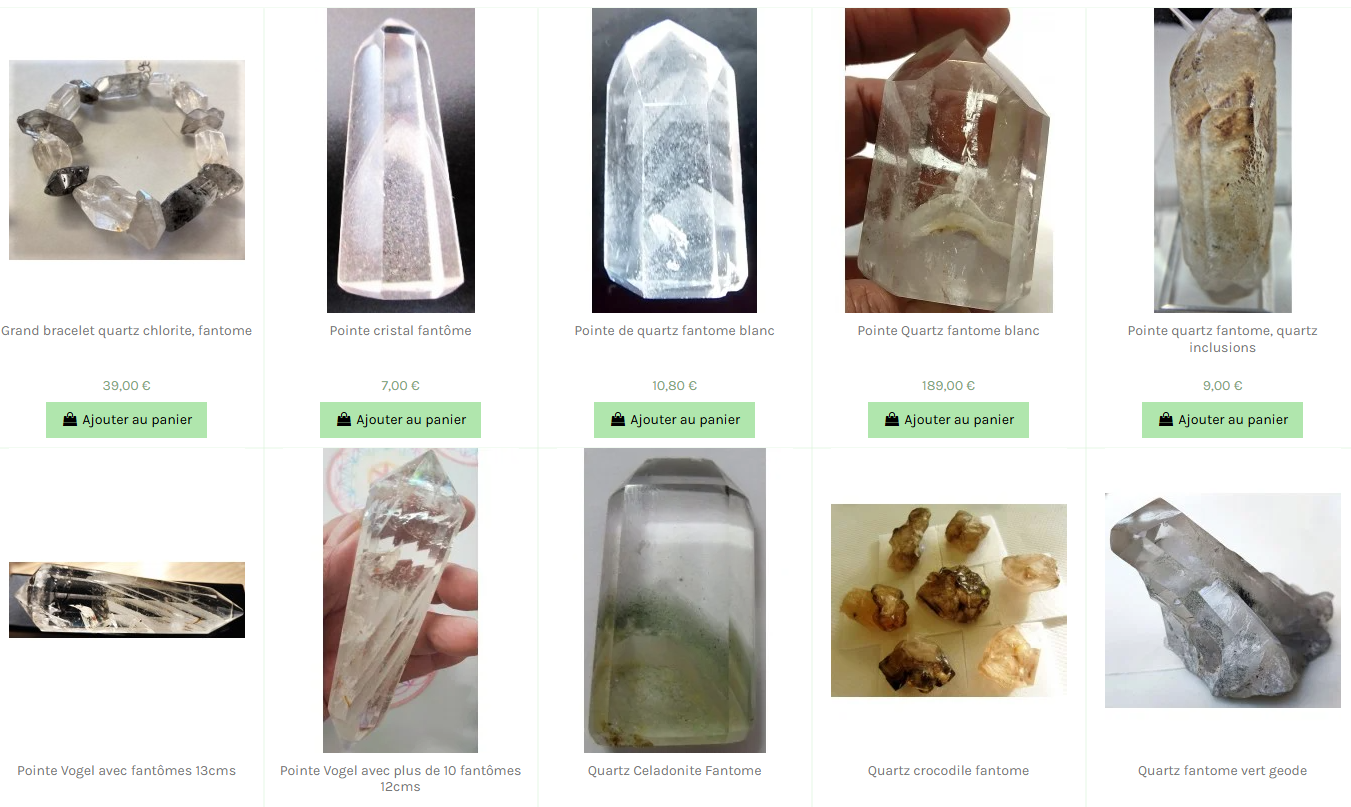 Quartz Fantome Blanc : Pierre d'Evolution et Vitalité!